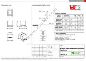 7491196112 Datasheet Cover