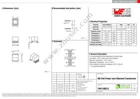 7491199212 Datasheet Cover