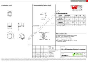 7491199312 Datasheet Cover