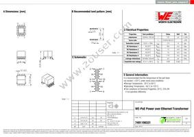 7491199331 Datasheet Cover