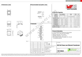 7491199332 Datasheet Cover