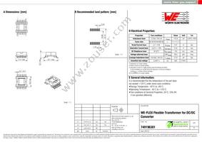 749196301 Datasheet Cover