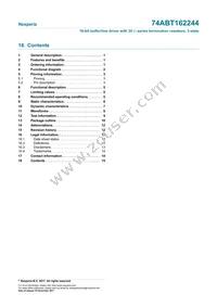 74ABT162244DGG Datasheet Page 15