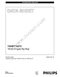 74ABT16273DL Datasheet Page 2