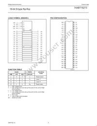 74ABT16273DL Datasheet Page 4