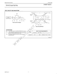 74ABT16273DL Datasheet Page 8