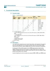 74ABT16543BB Datasheet Page 6