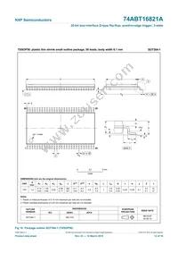 74ABT16821ADGG Datasheet Page 13