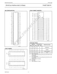 74ABT16841ADL Datasheet Page 4