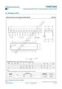 74ABT2240PW Datasheet Page 11