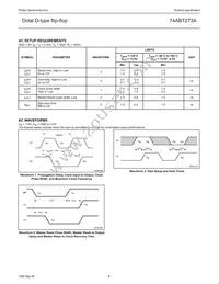 74ABT273AD Datasheet Page 6