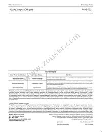 74ABT32N Datasheet Page 10