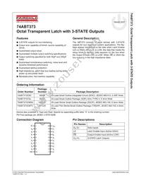 74ABT373CPC Datasheet Cover