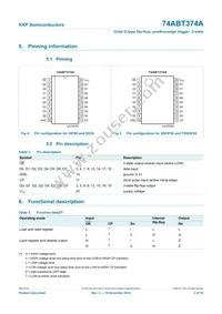 74ABT374AD Datasheet Page 3