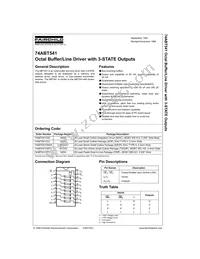 74ABT541CPC Datasheet Cover