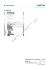 74ABT574AN Datasheet Page 16