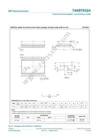 74ABT652APW Datasheet Page 15