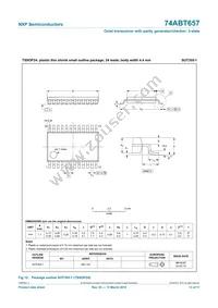 74ABT657D Datasheet Page 13