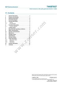 74ABT657D Datasheet Page 17