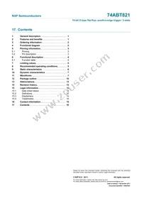 74ABT821DB Datasheet Page 16