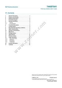 74ABT841PW Datasheet Page 15