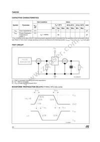 74AC02TTR Datasheet Page 4