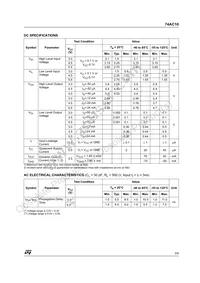 74AC10MTR Datasheet Page 3