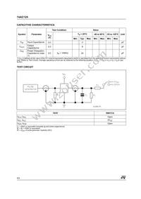 74AC125TTR Datasheet Page 4