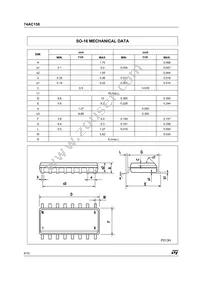 74AC158MTR Datasheet Page 8