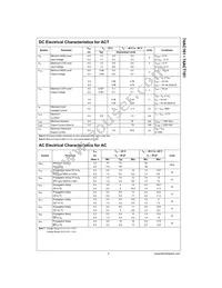 74AC161SCX Datasheet Page 5