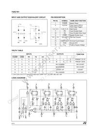 74AC161TTR Datasheet Page 2