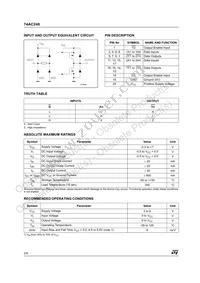 74AC240MTR Datasheet Page 2