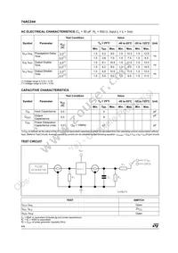 74AC244TTR Datasheet Page 4
