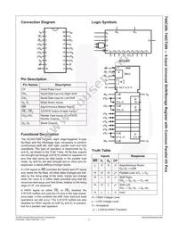 74AC299MTCX Datasheet Page 2