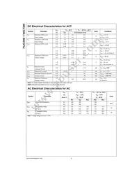 74AC399SCX Datasheet Page 4