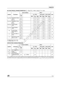 74AC573TTR Datasheet Page 5