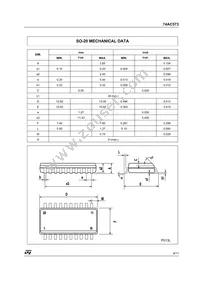 74AC573TTR Datasheet Page 9