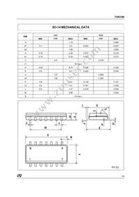 74AC86TTR Datasheet Page 7