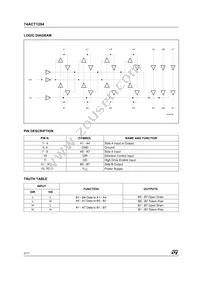 74ACT1284TTR Datasheet Page 2