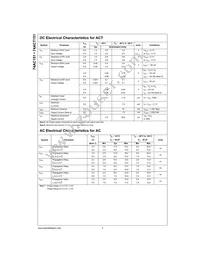74ACT151SCX Datasheet Page 4