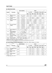 74ACT16244TTR Datasheet Page 4