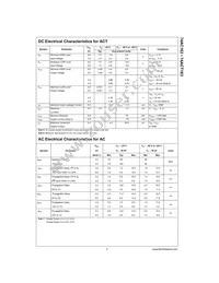 74ACT163SCX Datasheet Page 5