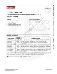 74ACT245SJX Datasheet Page 2