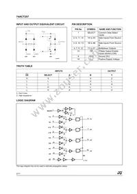 74ACT257TTR Datasheet Page 2