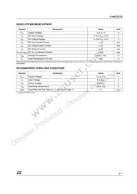 74ACT273TTR Datasheet Page 3