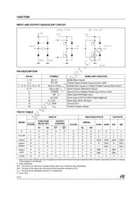 74ACT299MTR Datasheet Page 2