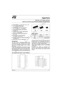 74ACT373TTR Datasheet Cover