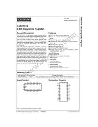 74ACT818SPC Datasheet Cover