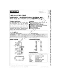 74ACTQ657SPC Datasheet Cover