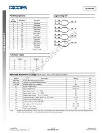 74AHC00T14-13 Datasheet Page 2
